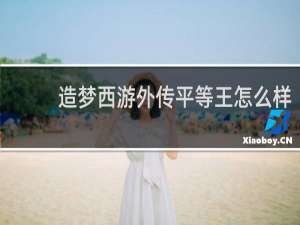 造梦西游外传平等王怎么样