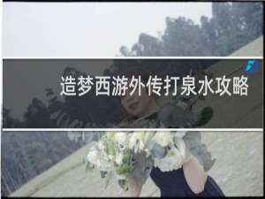 造梦西游外传打泉水攻略