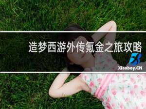 造梦西游外传氪金之旅攻略