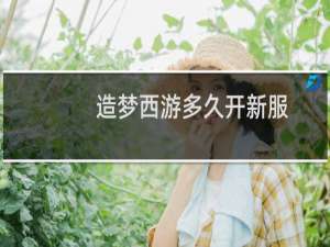 造梦西游多久开新服