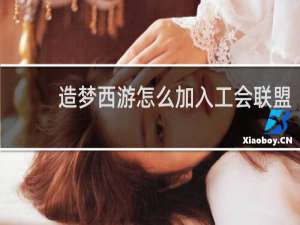 造梦西游怎么加入工会联盟