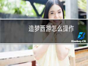 造梦西游怎么操作