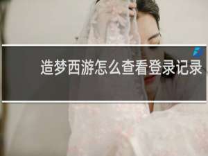 造梦西游怎么查看登录记录