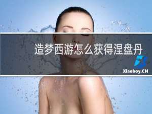 造梦西游怎么获得涅盘丹