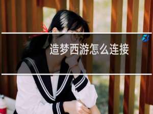 造梦西游怎么连接