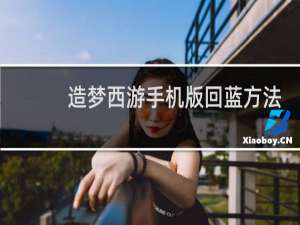 造梦西游手机版回蓝方法