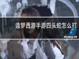 造梦西游手游四头蛇怎么打