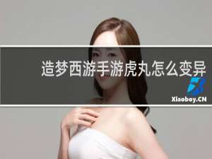 造梦西游手游虎丸怎么变异