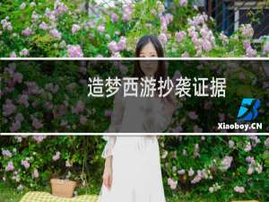 造梦西游抄袭证据