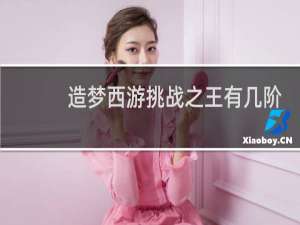 造梦西游挑战之王有几阶