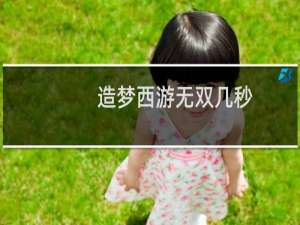 造梦西游无双几秒