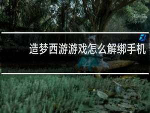 造梦西游游戏怎么解绑手机