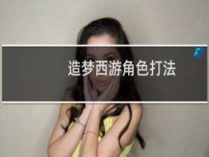 造梦西游角色打法