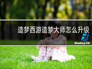 造梦西游造梦大师怎么升级
