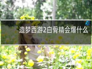 造梦西游2白骨精会爆什么