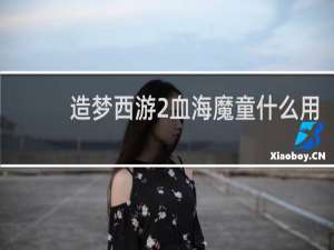造梦西游2血海魔童什么用