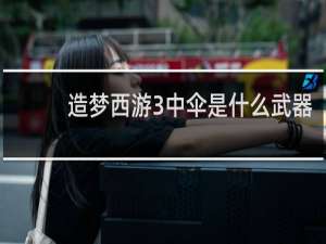 造梦西游3中伞是什么武器