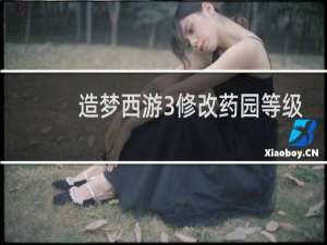造梦西游3修改药园等级