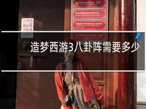 造梦西游3八卦阵需要多少