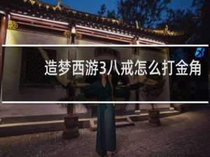 造梦西游3八戒怎么打金角