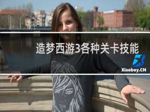 造梦西游3各种关卡技能
