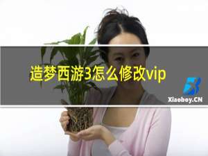 造梦西游3怎么修改vip