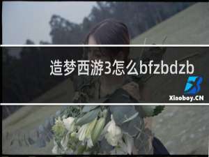 造梦西游3怎么bfzbdzb