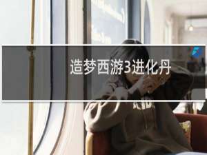 造梦西游3进化丹