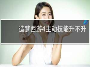 造梦西游4主动技能升不升