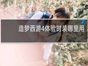 造梦西游4体验时装哪里用