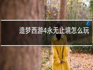 造梦西游4永无止境怎么玩