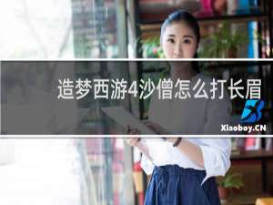 造梦西游4沙僧怎么打长眉