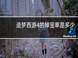 造梦西游4的掉宝率是多少