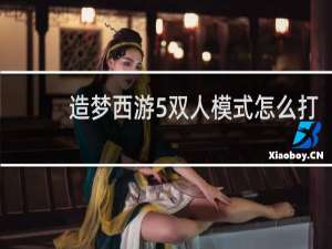造梦西游5双人模式怎么打