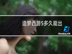 造梦西游5多久能出