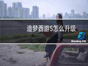 造梦西游5怎么升级