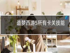 造梦西游5所有卡关技能