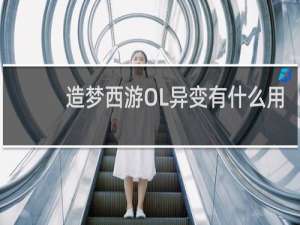 造梦西游OL异变有什么用