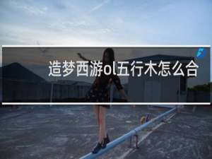 造梦西游ol五行木怎么合