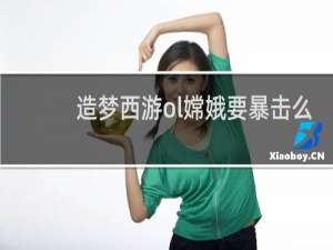 造梦西游ol嫦娥要暴击么