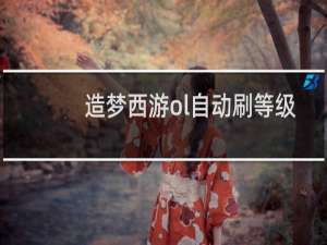 造梦西游ol自动刷等级