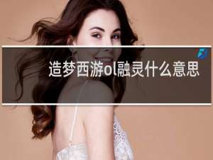 造梦西游ol融灵什么意思