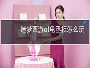 造梦西游ol龟丞相怎么玩