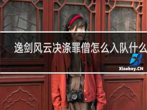 逸剑风云决涤罪僧怎么入队什么梗