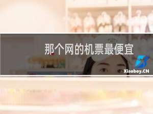 那个网的机票最便宜