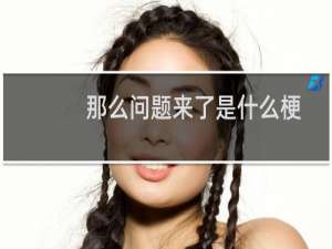 那么问题来了是什么梗（附：那么问题来了挖掘机哪家强段子）什么梗