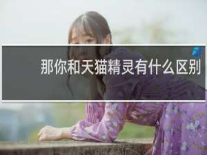 那你和天猫精灵有什么区别