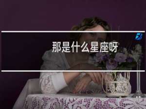 那是什么星座呀