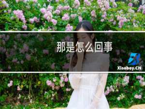 那是怎么回事