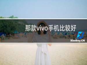 那款vivo手机比较好